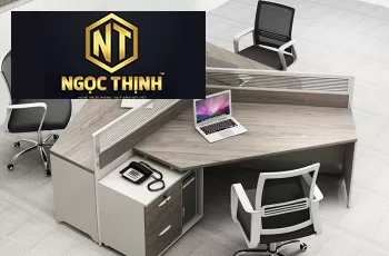 Cụm bàn làm việc nhân viên văn phòng đơn giản 3-5-6-7-8 người được sản xuất tại Nội Thất Ngọc Thịnh